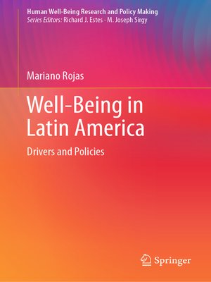 cover image of Well-Being in Latin America